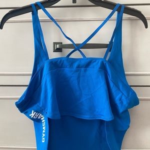 Gymshark Blue Pulse Crop Top